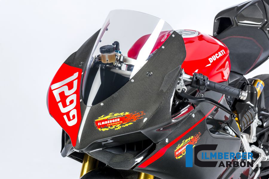 Ilmberger Carbon Front Fairing Racing Glossy for the Ducati 1199